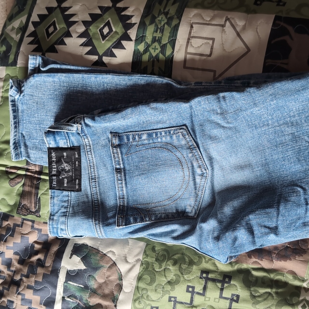 True Religion Colette High Rise Blue Jeans